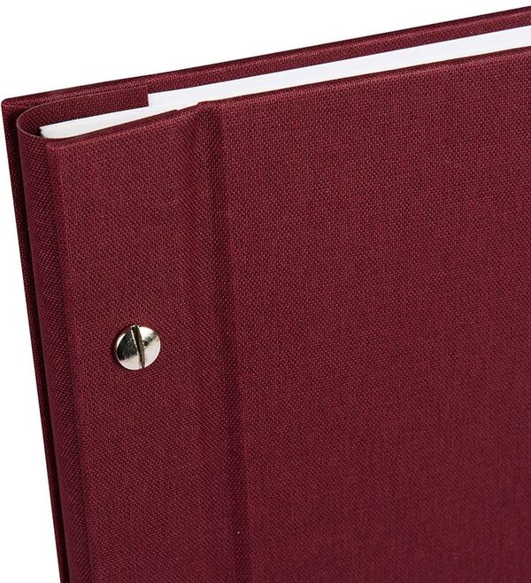 goldbuch Schraubalbum Bella Vista 39x31 40 weiße Seiten  bordeaux