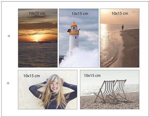 goldbuch Schraubalbum Bella Vista 39x31 40 weiße Seiten  bordeaux