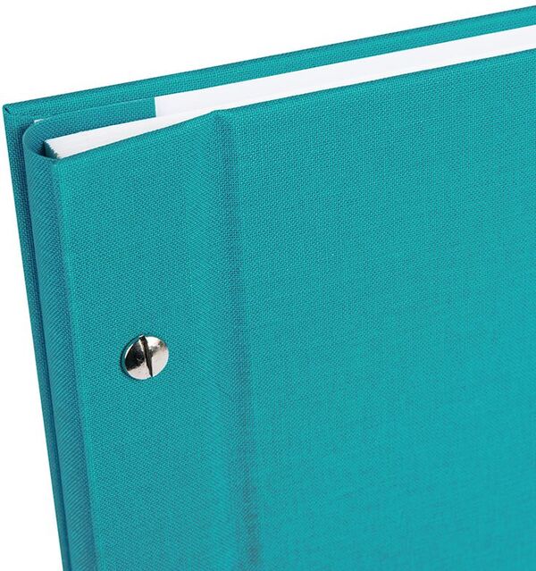 goldbuch Schraubalbum Bella Vista 39x31 40 weiße Seiten  türkis