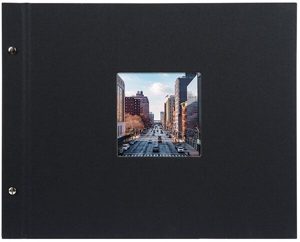 goldbuch Schraubalbum Bella Vista 39x31 40 weiße Seiten  schwarz