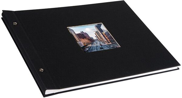 goldbuch Schraubalbum Bella Vista 39x31 40 weiße Seiten  schwarz