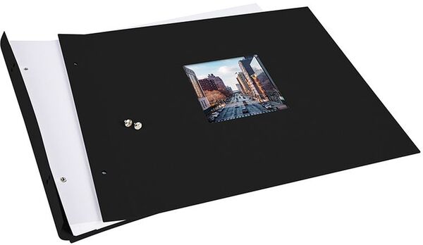 goldbuch Schraubalbum Bella Vista 39x31 40 weiße Seiten  schwarz