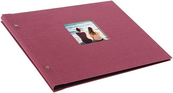 goldbuch Schraubalbum Bella Vista 39x31 40 schwarze Seiten  fuchsia