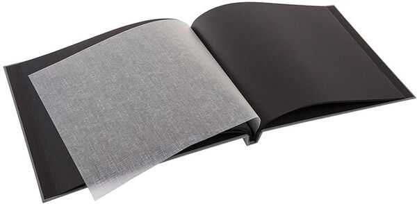 goldbuch Schraubalbum Bella Vista 39x31 40 schwarze Seiten  grau