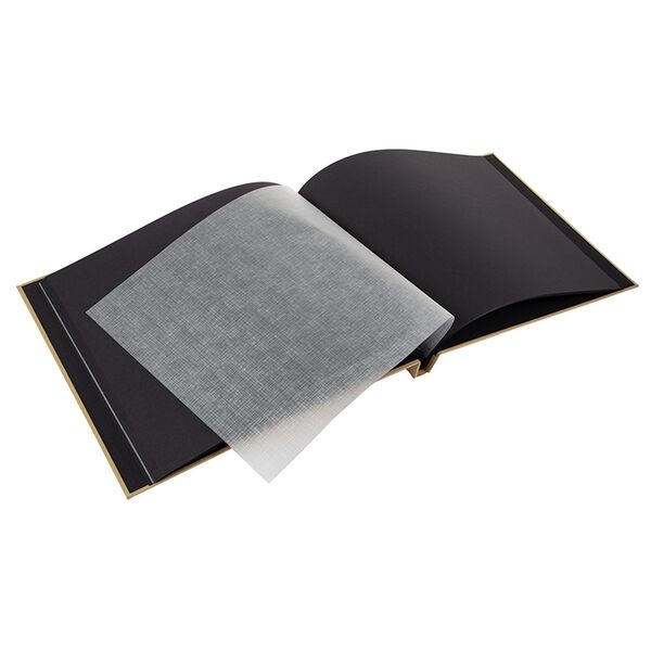 goldbuch Schraubalbum Bella Vista 39x31 40 schwarze Seiten  Beige