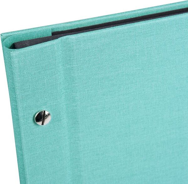 goldbuch Schraubalbum Bella Vista 39x31 40 schwarze Seiten  aqua