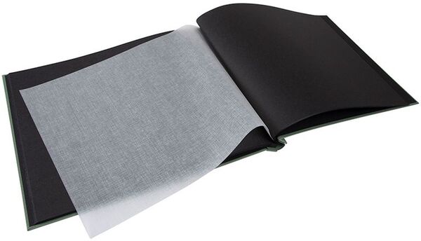 goldbuch Schraubalbum Bella Vista 39x31 40 schwarze Seiten  Artischocke