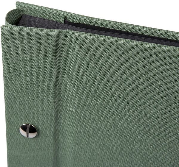 goldbuch Schraubalbum Bella Vista 39x31 40 schwarze Seiten  Artischocke