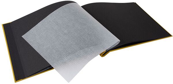 goldbuch Schraubalbum Bella Vista 39x31 40 schwarze Seiten  senf