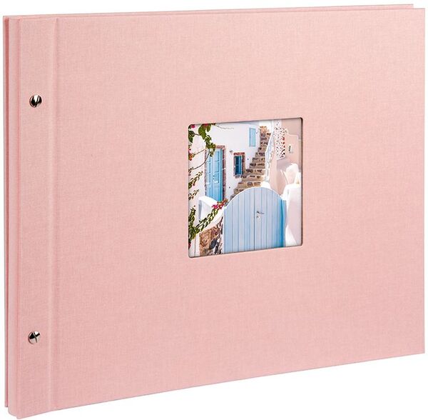 goldbuch Schraubalbum Bella Vista 39x31 40 schwarze Seiten  rose