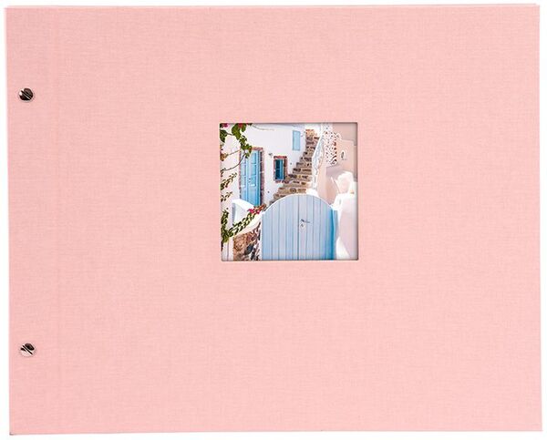 goldbuch Schraubalbum Bella Vista 39x31 40 schwarze Seiten  rose