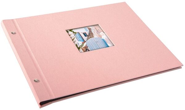 goldbuch Schraubalbum Bella Vista 39x31 40 schwarze Seiten  rose