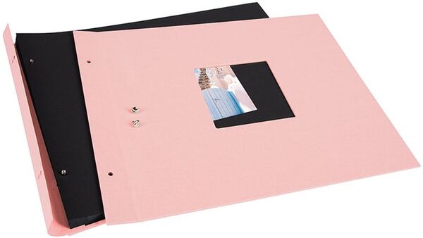 goldbuch Schraubalbum Bella Vista 39x31 40 schwarze Seiten  rose