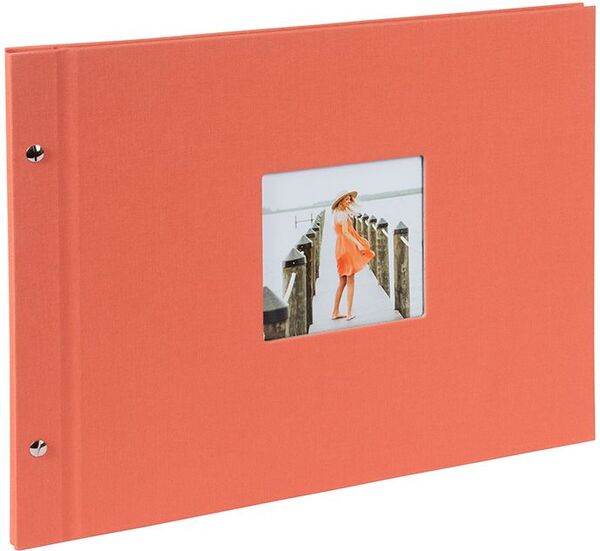 goldbuch Schraubalbum Bella Vista 39x31 40 schwarze Seiten  lachs