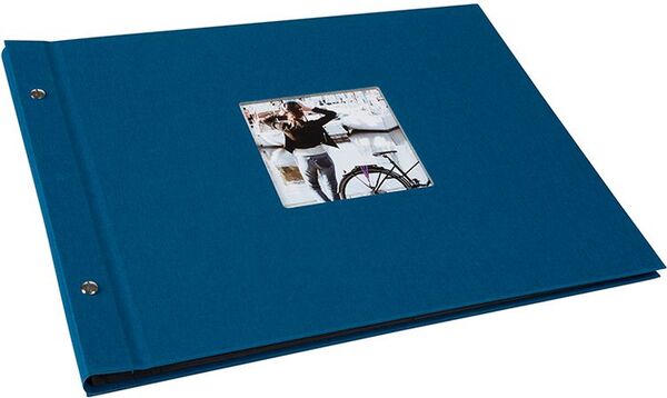 goldbuch Schraubalbum Bella Vista 39x31 40 schwarze Seiten  petrol