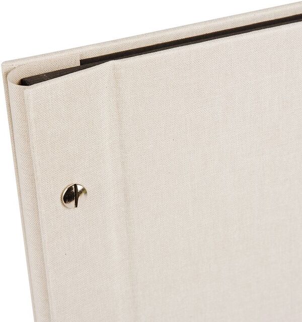 goldbuch Schraubalbum Bella Vista 39x31 40 schwarze Seiten  sandgrau