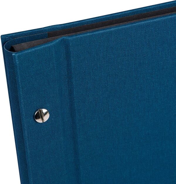 goldbuch Schraubalbum Bella Vista 39x31 40 schwarze Seiten  blau