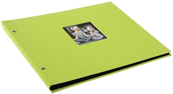 goldbuch Schraubalbum Bella Vista 39x31 40 schwarze Seiten  grün