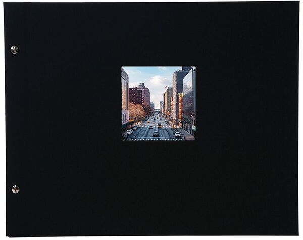 goldbuch Schraubalbum Bella Vista 39x31 40 schwarze Seiten  schwarz