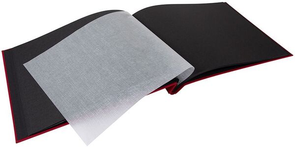 goldbuch Schraubalbum Bella Vista 39x31 40 schwarze Seiten  rot