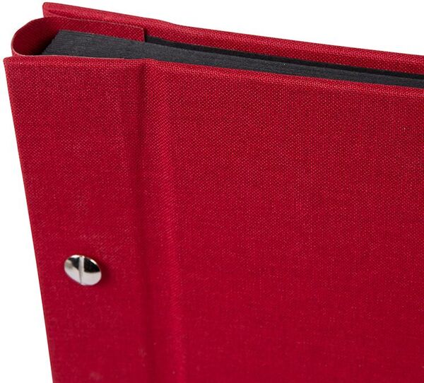 goldbuch Schraubalbum Bella Vista 39x31 40 schwarze Seiten  rot