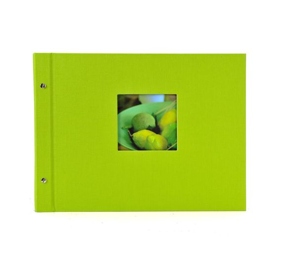 goldbuch Schraubalbum Bella Vista 30x25 40 weiße Seiten  grün