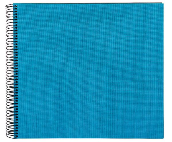 goldbuch Spiralalbum Bella Vista ohne Fenster 35x30 40 schwarze Seiten  türkis