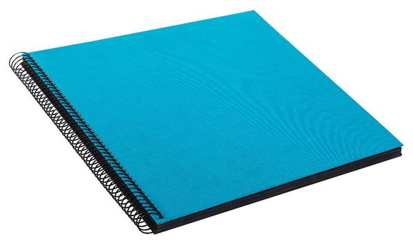 goldbuch Spiralalbum Bella Vista ohne Fenster 35x30 40 schwarze Seiten  türkis