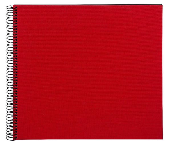 goldbuch Spiralalbum Bella Vista ohne Fenster 35x30 40 schwarze Seiten  rot