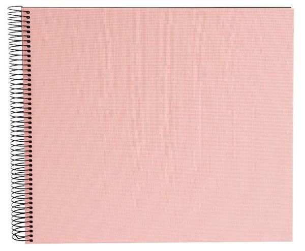 goldbuch Spiralalbum Bella Vista ohne Fenster 35x30 40 schwarze Seiten  rose