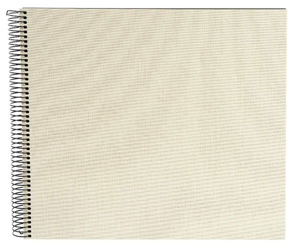 goldbuch Spiralalbum Bella Vista ohne Fenster 35x30 40 schwarze Seiten  sandgrau