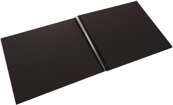 goldbuch Spiralalbum Bella Vista mit Fenster 35x30 40 schwarze Seiten  bordeaux