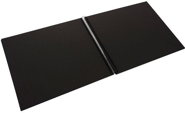 goldbuch Spiralalbum Bella Vista mit Fenster 35x30 40 schwarze Seiten  blau