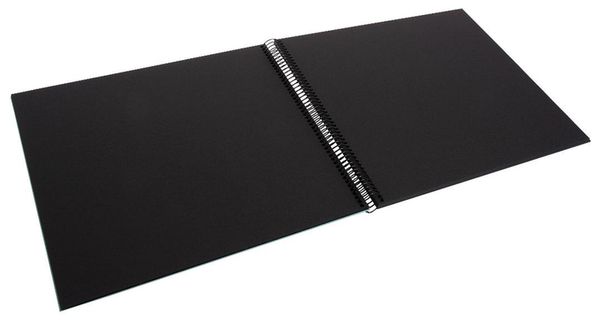 goldbuch Spiralalbum Bella Vista mit Fenster 35x30 40 schwarze Seiten  aqua