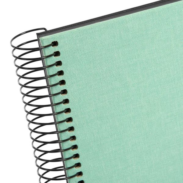 goldbuch Spiralalbum Bella Vista mit Fenster 35x30 40 schwarze Seiten  aqua