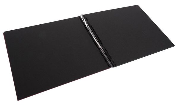 goldbuch Spiralalbum Bella Vista mit Fenster 35x30 40 schwarze Seiten  fuchsia