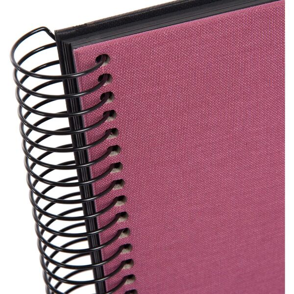 goldbuch Spiralalbum Bella Vista mit Fenster 20x20 40 schwarze Seiten  fuchsia