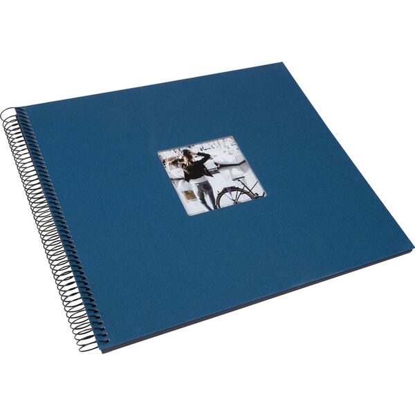 goldbuch Spiralalbum Bella Vista mit Fenster 35x30 40 schwarze Seiten  petrol