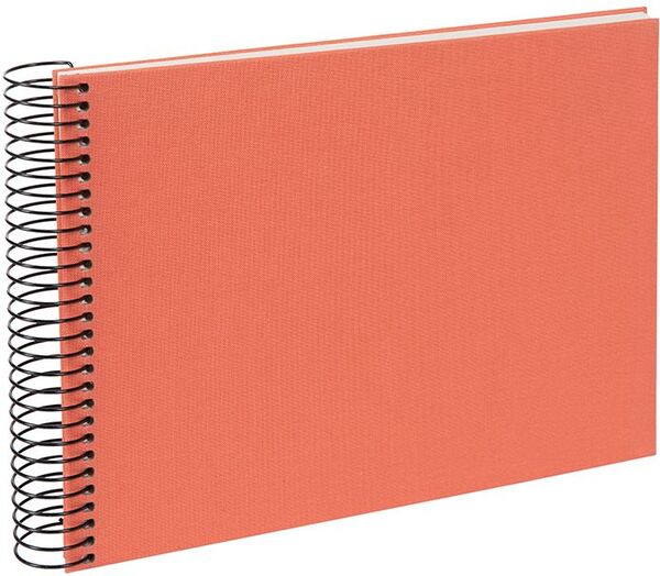 goldbuch Spiralalbum Bella Vista ohne Fenster 24x17 40 weiße Seiten  lachs