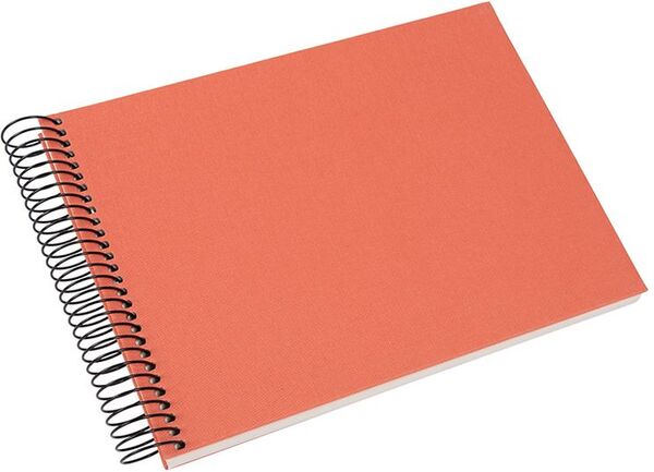 goldbuch Spiralalbum Bella Vista ohne Fenster 24x17 40 weiße Seiten  lachs