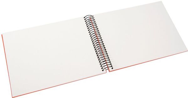 goldbuch Spiralalbum Bella Vista ohne Fenster 24x17 40 weiße Seiten  lachs