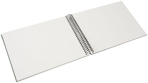 goldbuch Spiralalbum Bella Vista ohne Fenster 24x17 40 weiße Seiten  Artischocke