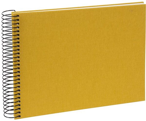 goldbuch Spiralalbum Bella Vista ohne Fenster 24x17 40 weiße Seiten  senf