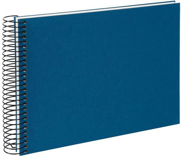 goldbuch Spiralalbum Bella Vista ohne Fenster 24x17 40 weiße Seiten  petrol