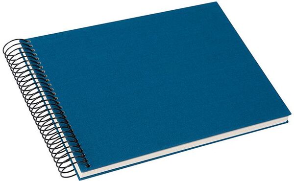 goldbuch Spiralalbum Bella Vista ohne Fenster 24x17 40 weiße Seiten  petrol