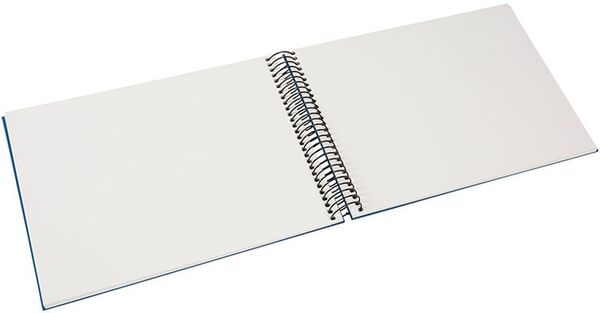 goldbuch Spiralalbum Bella Vista ohne Fenster 24x17 40 weiße Seiten  petrol