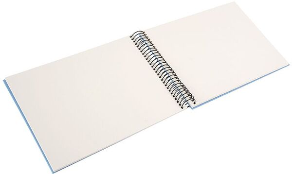 goldbuch Spiralalbum Bella Vista ohne Fenster 24x17 40 weiße Seiten  himmelblau