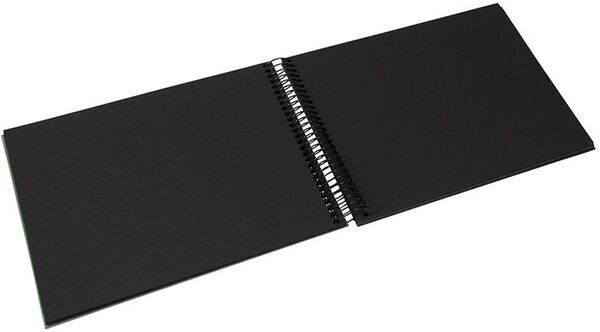 goldbuch Spiralalbum Bella Vista ohne Fenster 24x17 40 schwarze Seiten  Artischocke