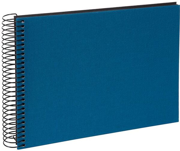 goldbuch Spiralalbum Bella Vista ohne Fenster 24x17 40 schwarze Seiten  petrol