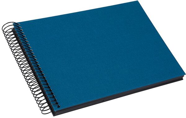 goldbuch Spiralalbum Bella Vista ohne Fenster 24x17 40 schwarze Seiten  petrol